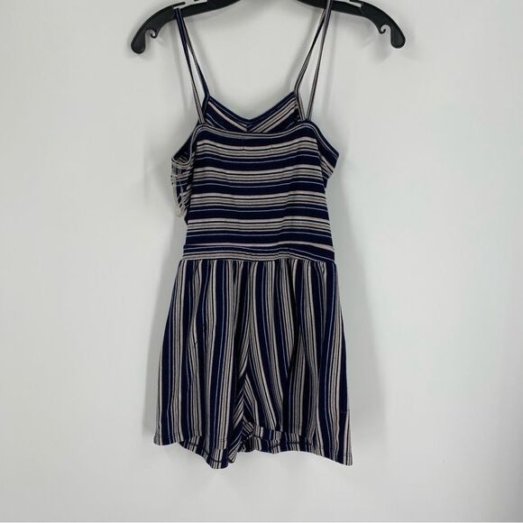 Puff Girl New York Juniors’ Striped Sleeveless Romper size XL - Picture 4 of 4